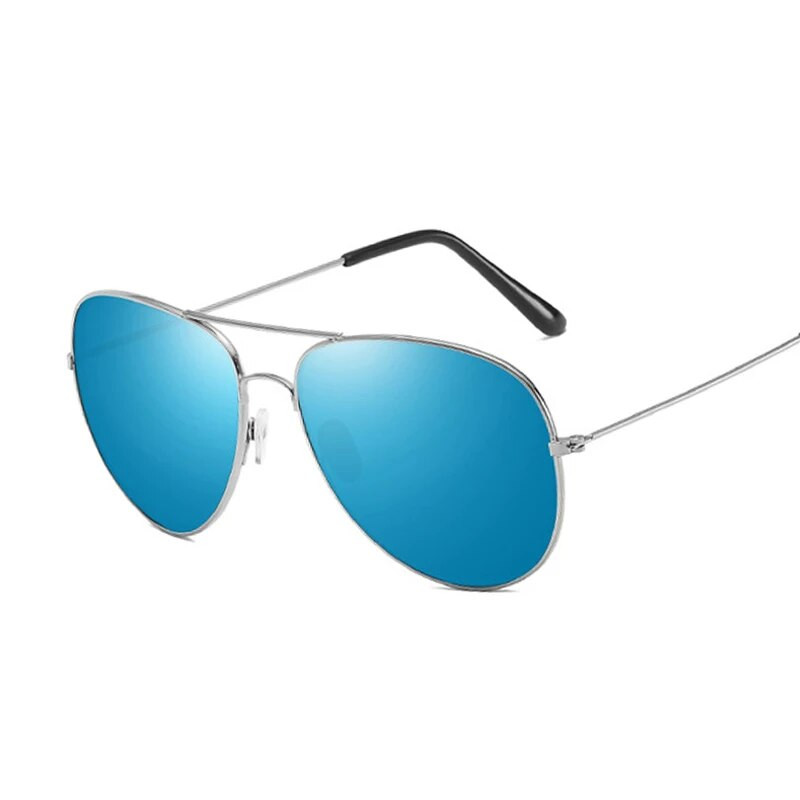 Vintage čierne slnečné okuliare pre ženy a mužov, klasický letecký dizajn, slnečné okuliare pre ženy, módna značka, farebné zrkadlo, vonkajšie, jazda...