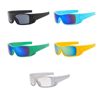 Нови квадратни слънчеви очила Y2K с голяма рамка Мъжки Спорт на открито Колоездене Слънчеви очила Мъжки модни очила за шофиране UV400 Oculos De Sol