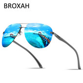 Ρετρό πολωμένα γυαλιά ηλίου ανδρικά γυναικεία γυαλιά οδήγησης αυτοκινήτου μάρκας καθρέφτης μεταλλικά γυαλιά ηλίου UV400 Oculos De Sol