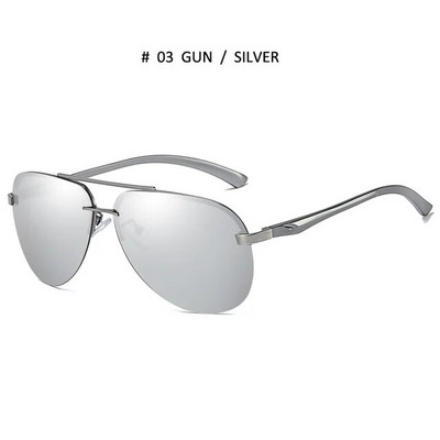 Ρετρό πολωμένα γυαλιά ηλίου ανδρικά γυναικεία γυαλιά οδήγησης αυτοκινήτου μάρκας καθρέφτης μεταλλικά γυαλιά ηλίου UV400 Oculos De Sol