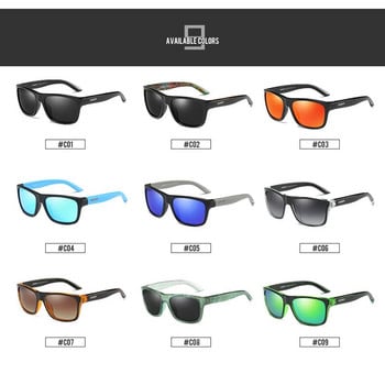 DUBERY Brand Design Поляризирани HD слънчеви очила Мъжки шофиращи сенници Мъжки ретро слънчеви очила за мъже Летни квадратни огледални очила Oculos 182