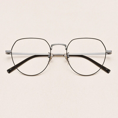 YIMARUILI ülikerge retro puhas titaansinine valgust blokeeriv ümmargune lühinägelikkus prillid meestele, mood optilised prillid, raam naistele 1901