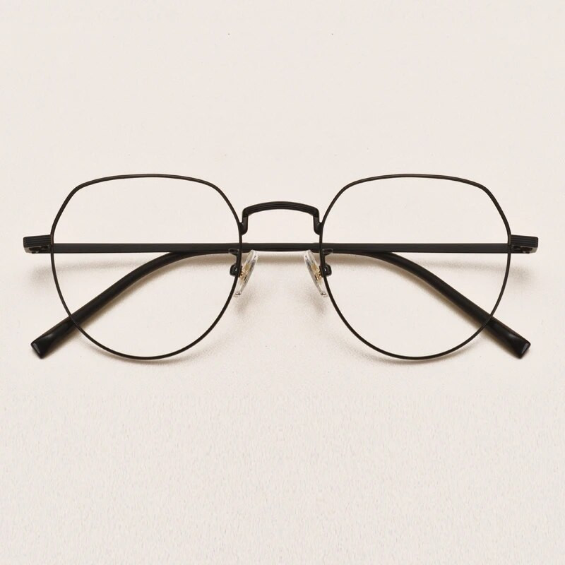 YIMARUILI ülikerge retro puhas titaansinine valgust blokeeriv ümmargune lühinägelikkus prillid meestele, mood optilised prillid, raam naistele 1901