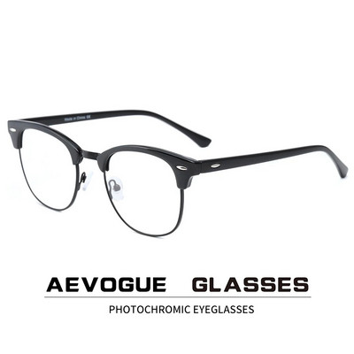 AEVOGUE Фотохромни очила с рецептурна рамка Мъжки оптични очила Дамски очила KS101