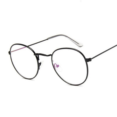 Raze rotunde Rame de ochelari transparente Bărbat Femeie Ochelari falși Rame de ochelari cu miopie optică vintage Ochelari retro pentru dama