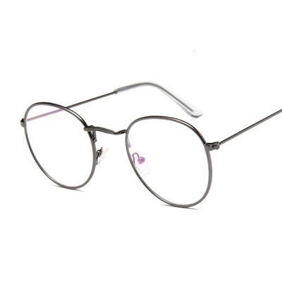 Raze rotunde Rame de ochelari transparente Bărbat Femeie Ochelari falși Rame de ochelari cu miopie optică vintage Ochelari retro pentru dama