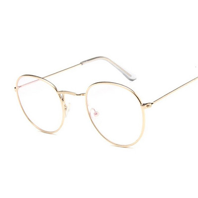 Raze rotunde Rame de ochelari transparente Bărbat Femeie Ochelari falși Rame de ochelari cu miopie optică vintage Ochelari retro pentru dama