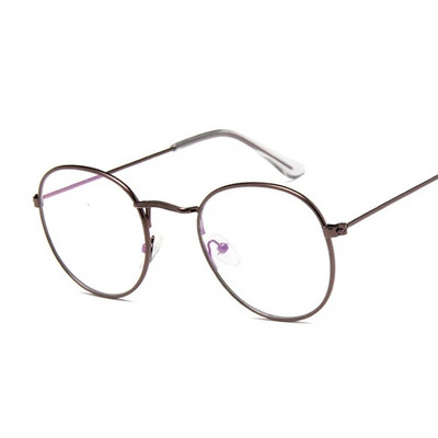 Raze rotunde Rame de ochelari transparente Bărbat Femeie Ochelari falși Rame de ochelari cu miopie optică vintage Ochelari retro pentru dama