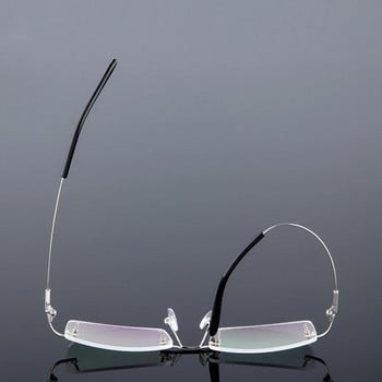 Унисекс рамка за оптични очила от титаниева сплав без винтове и без рамки, жени, мъже, очила, стъклени рамки за миопия, рецепта F867