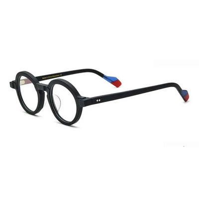 54704 Rame de ochelari optici din acetat rotunzi pentru femei Material matuit de calitate superioară Ochelari de prescripție de modă pentru bărbați retro