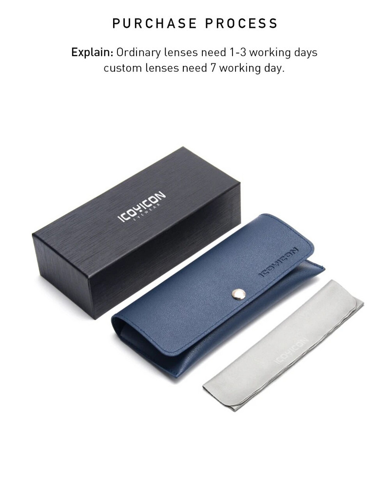 Νέα Acetate γυαλιά τετράγωνα γυαλιά πλήρους σκελετού Ανδρικά γυαλιά Γυναικεία Απλά ματ γυαλιά μόδας Οπτικά συνταγογραφούμενα γυαλιά BOA1182