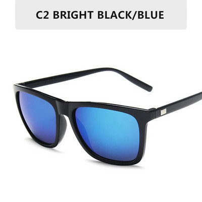 Modes kvadrātveida saulesbrilles vīriešiem Zīmols Dizaineris zveja Braukšana Vīriešu Saulesbrilles UV400 Aizsardzība Shades oculos de sol