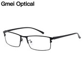 Gmei Optical Ανδρικά γυαλιά από κράμα τιτανίου Σκελετός για ανδρικά γυαλιά Γυαλιά εύκαμπτα Temple Legs IP Υλικό από κράμα επιμετάλλωσης Y2529
