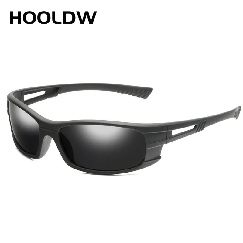 HOOLDW Fashion Vīriešu Polarizētās Saulesbrilles Brilles Āra Sportam Makšķerēšanai Braukšanai Saulesbrilles Zīmols Dizaineris Oculos masculino UV400