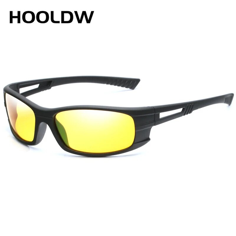 HOOLDW Fashion Vīriešu Polarizētās Saulesbrilles Brilles Āra Sportam Makšķerēšanai Braukšanai Saulesbrilles Zīmols Dizaineris Oculos masculino UV400
