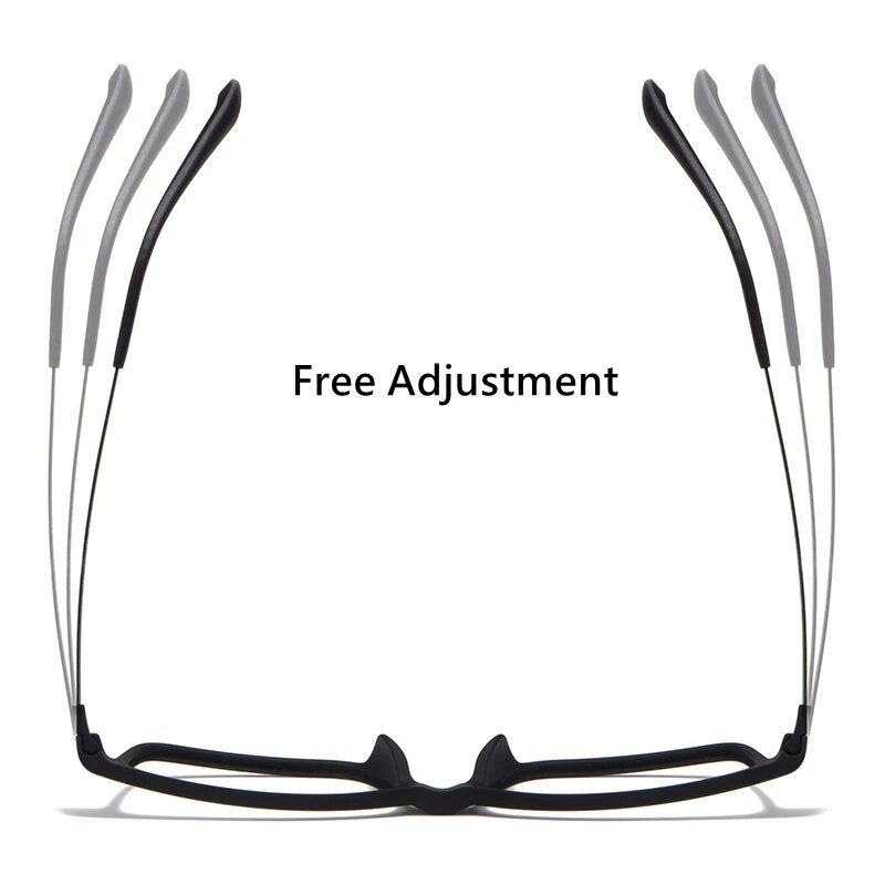 YIMARUILI ülikerged ülipaindlikud templid, mood, plastist titaanist ruudukujuline lühinägelikkus, optilised prillid, raam, meeste HR8085