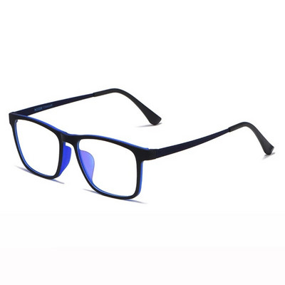 Ochelari de vedere la modă, ultra ușoare, cadru optică cu bord complet TR-90, ochelari prescripți pentru bărbați și femei Ochelari de vedere