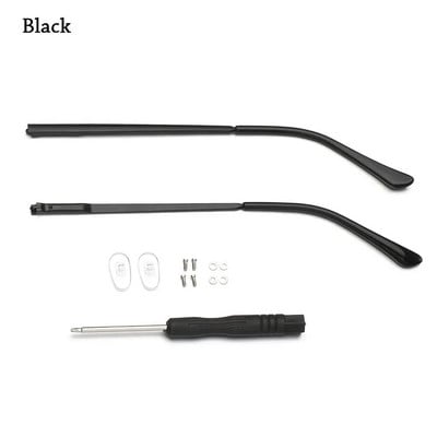 1 paar prille Metallist asendusjala prillid Templivarrega päikeseprillid asendusjala parandusprillide tarvikud