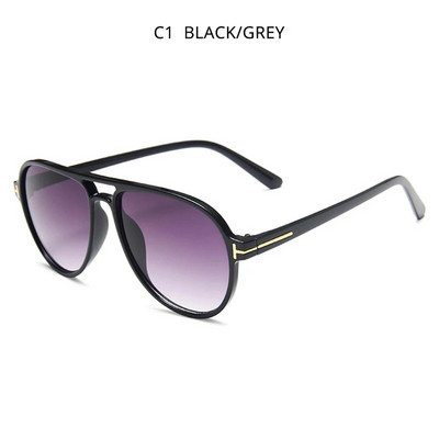 Vintage Pilot Style Päikeseprillid Meeste Stiilne Brändi Disain Sõidu päikeseprillid Meeste Retro Suure raamiga Varjuga prillid