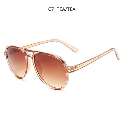 Vintage Pilot Style Päikeseprillid Meeste Stiilne Brändi Disain Sõidu päikeseprillid Meeste Retro Suure raamiga Varjuga prillid