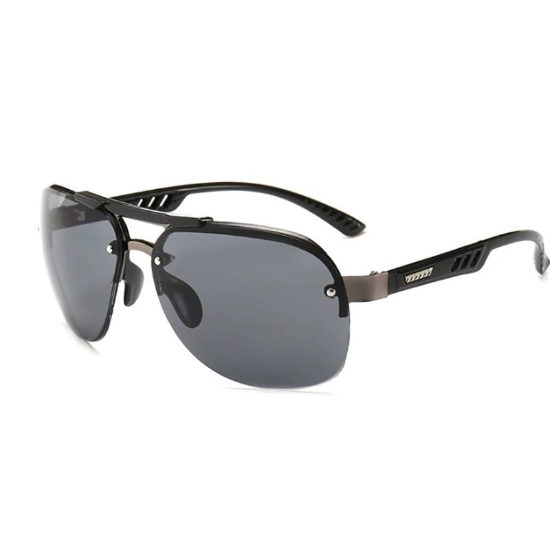 Liela izmēra sporta stila saulesbrilles sievietēm zīmola dizainera retro saulesbrilles vīriešiem, melns, liels rāmis, gradienta aizsargbrilles Oculos De Sol