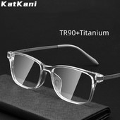 KatKani New Fashion Prillid Retro kandilised prillid TR90 + Titanium Optical Receptprillide raam meestele Naistele 99103T