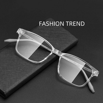KatKani Нови модни очила Ретро квадратни очила TR90 + Титаниева оптична рамка за диоптрични очила за мъже, жени 99103T