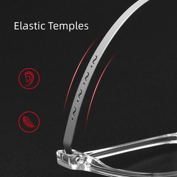 KatKani New Fashion Eyewear Ρετρό τετράγωνα γυαλιά TR90 + Titanium Optical Prescription Glasses Σκελετός Ανδρικών Γυναικών 99103T