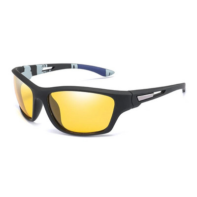 LongKeeper Klasikiniai poliarizuoti akiniai nuo saulės Vyriški vairavimo šešėliai Mėlyni lauko sportiniai akiniai nuo saulės Moterų prekės ženklo dizaineris Mirror Oculos