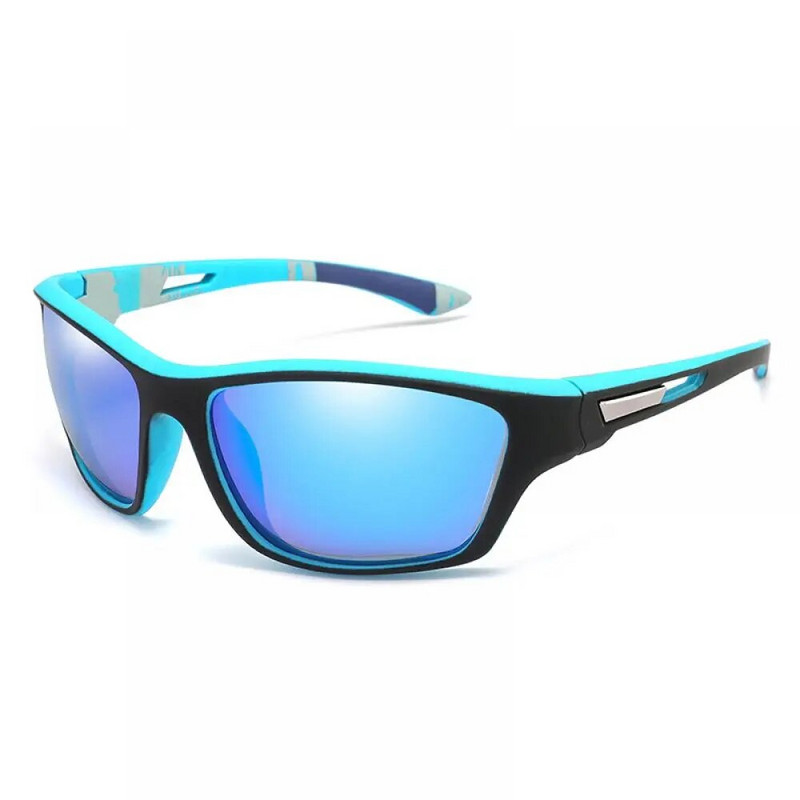 LongKeeper Klasikiniai poliarizuoti akiniai nuo saulės Vyriški vairavimo šešėliai Mėlyni lauko sportiniai akiniai nuo saulės Moterų prekės ženklo dizaineris Mirror Oculos