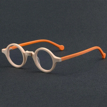 Vintage Στρογγυλά Punk Acetate Οπτικά Γυαλιά Ανδρικά Χειροποίητα Ανοιξιάτικα Γυαλιά Ανοιξιάτικα Γυναικεία γυαλιά Punkfashion