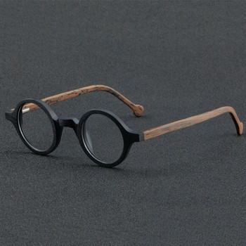 Винтидж кръгли пънк ацетатни рамки за оптични очила Мъжки ръчно изработени висококачествени пролетни очила за крака Дамски Punkfashion очила