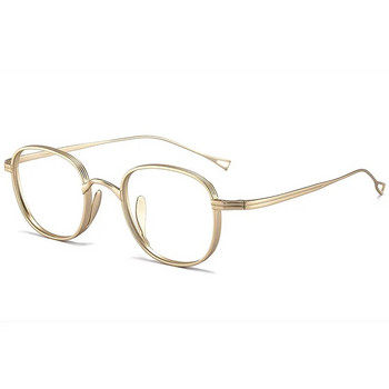 Men Pure Titanium Glasses Frame Round Retro Design Optical Gafas Myopia Oculos De Grau Reading Glasses Prescription Optician
