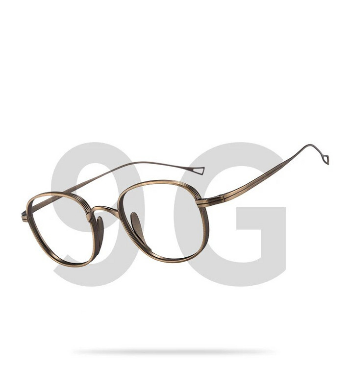 Ανδρικά γυαλιά από καθαρό τιτάνιο σκελετό Στρογγυλό σχέδιο ρετρό οπτική γκάφα Myopia Oculos De Grau Γυαλιά ανάγνωσης με συνταγή Οπτικός