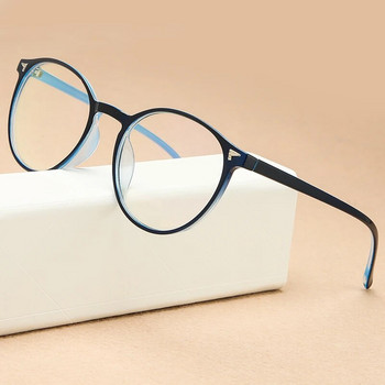KOTTDO Ретро пластмасови кръгли рамки за компютърни очила Дамски ретро късогледство Женски очила Мъжки очила