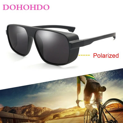 DOHOHDO jauni dzelteni objektīvi braukšanas saulesbrilles vīriešiem polarizētās saulesbrilles nakts redzamības brilles vīriešiem autovadītāja aizsargbrilles gafas de sol UV400