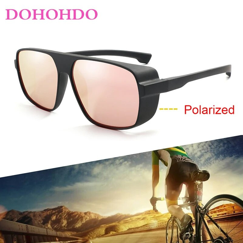 DOHOHDO jauni dzelteni objektīvi braukšanas saulesbrilles vīriešiem polarizētās saulesbrilles nakts redzamības brilles vīriešiem autovadītāja aizsargbrilles gafas de sol UV400