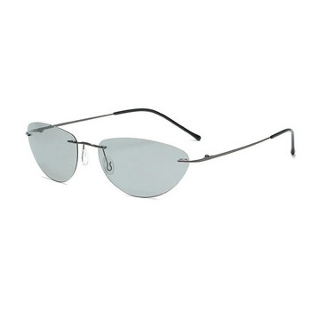 нова мода Cool The Matrix Neo Style поляризирани слънчеви очила без рамка жени мъже 2023 ултралеки сенки за шофиране y2k steampun oculos