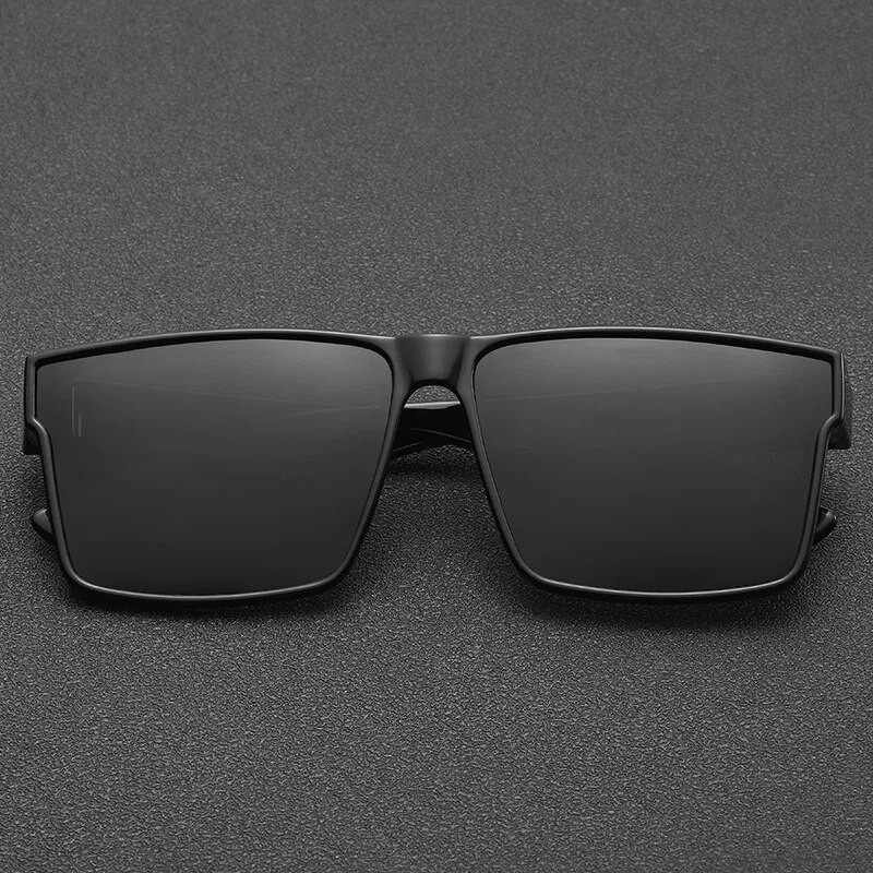 Modes kvadrātveida polarizētās saulesbrilles vīriešiem sievietēm retro punk hiphopa saulesbrilles vīriešiem luksusa pret atspīdumu braukšanas žalūzijas UV400