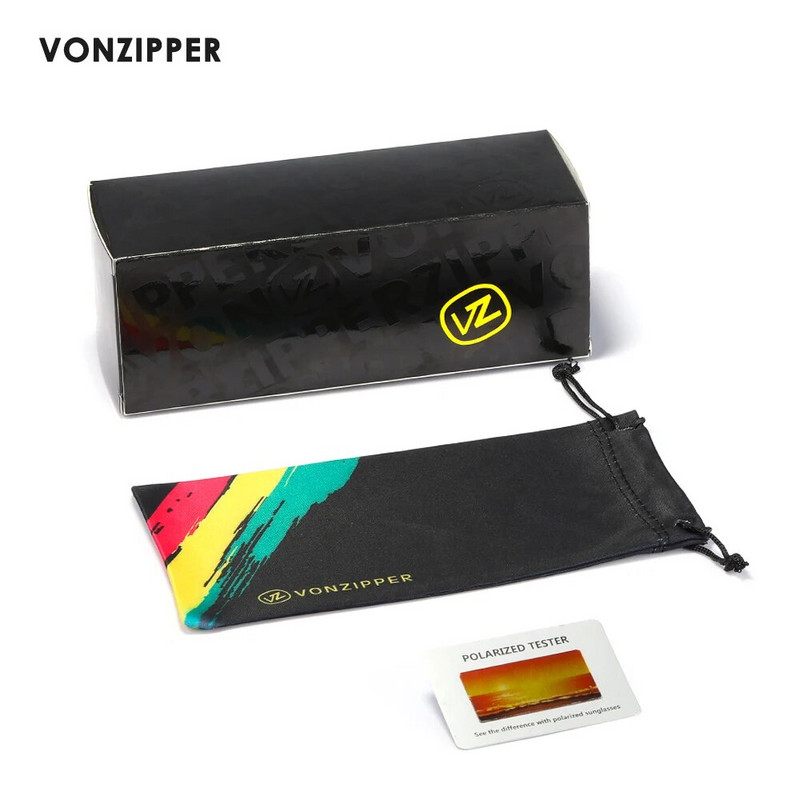 Brändi VONZIPPER meeste klassikalised ruudukujulised polariseeritud päikeseprillid ülikerged sõiduvarjud, naiste õuerattasõidu spordiprillid