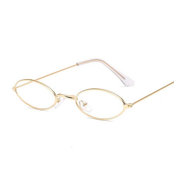 Ретро очила с кръгла леща Дамски метални малки рамки Модерна декорация Очила Модни прозрачни прозрачни комфортни леки очила