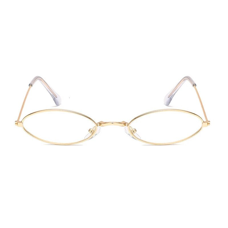 Retro apaļas lēcas brilles sievietēm metāla maza rāmja moderns dekors brilles modes caurspīdīgas caurspīdīgas komforta gaismas brilles