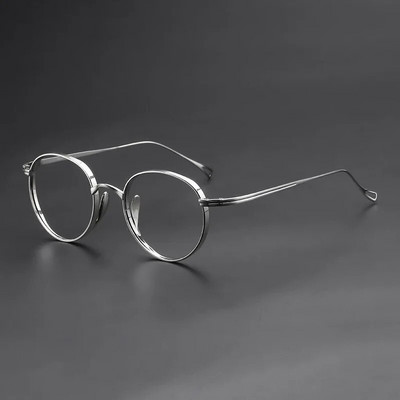2022 Japonia Handmade Bărbați de lux Vintage titan ochelari Ramă femei Brand Design Moda stil oval Ochelari de vedere cu miopie optică