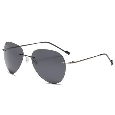 CATERSIDE ultralake polarizirane sunčane naočale za muškarce bez okvira Brand Design sunčane naočale Klasične muške naočale u zrakoplovnom stilu Oculos De Sol