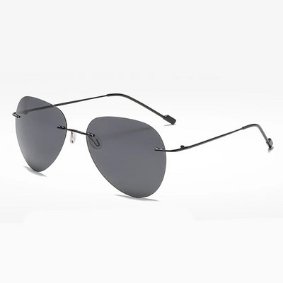 CATERSIDE ultralake polarizirane sunčane naočale za muškarce bez okvira Brand Design sunčane naočale Klasične muške naočale u zrakoplovnom stilu Oculos De Sol