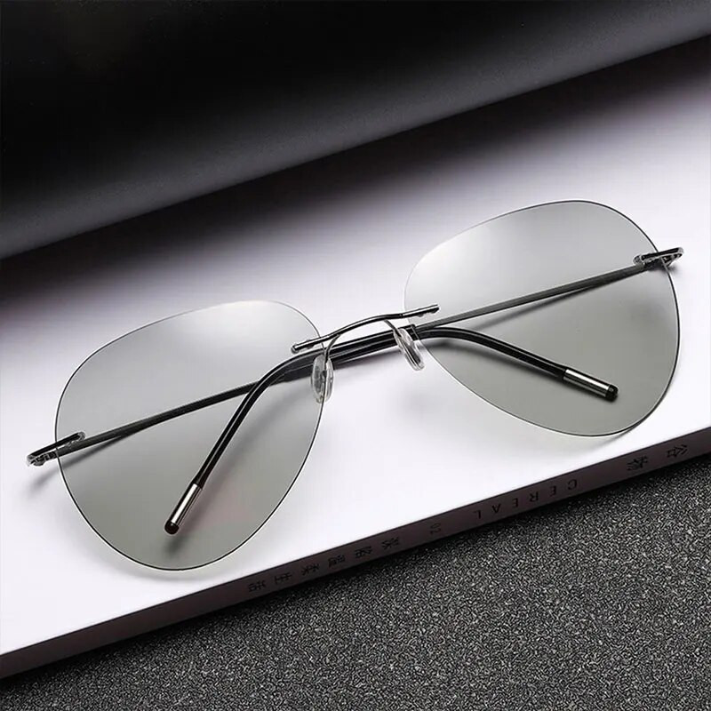 CATERSIDE ultralake polarizirane sunčane naočale za muškarce bez okvira Brand Design sunčane naočale Klasične muške naočale u zrakoplovnom stilu Oculos De Sol