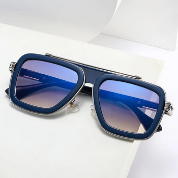 Ανδρικά τετράγωνα ρετρό γυαλιά ηλίου Επώνυμα σχεδιαστής Ανδρικά γυναικεία μόδα πολυτελή κλασικά γυαλιά ηλίου οδήγησης με μεγάλο σκελετό UV400
