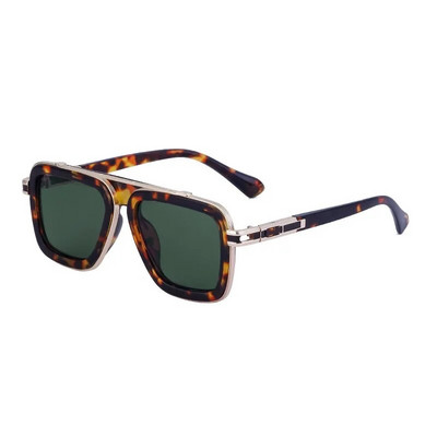 Ochelari de soare pătrați retro pentru bărbați, designer de marcă, pentru femei, modă, clasici, de lux, cu cadru mare, cu gradient, ochelari de soare pentru conducere UV400