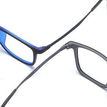 KatKani Ultra Light Fashion TR90 Супер гъвкави чисти титаниеви удобни квадратни оптични диоптрични очила за мъже HR3067