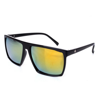 Vintage Steampunk kvadrātveida saulesbrilles vīriešiem SKULL Logo All Black Coating Saulesbrilles sievietēm Zīmols Dizaineris Retro gafas de sol